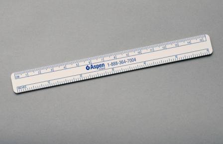 Rulers only Secureline™ Bulk Wound Measuring Flex 6 Inch Paper by Aspen Surgical  ID 0003-00-PDR
